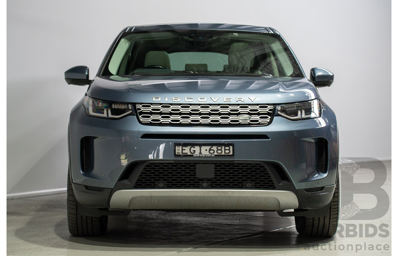 01/2020 Land Rover Discovery Sport P250 SE (AWD) L550 MY20 4d 7 SEAT Wagon Flores Blue Metallic Turbo 2.0L