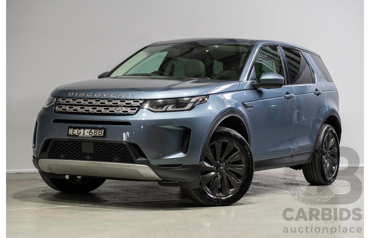 01/2020 Land Rover Discovery Sport P250 SE (AWD) L550 MY20 4d 7 SEAT Wagon Flores Blue Metallic Turbo 2.0L