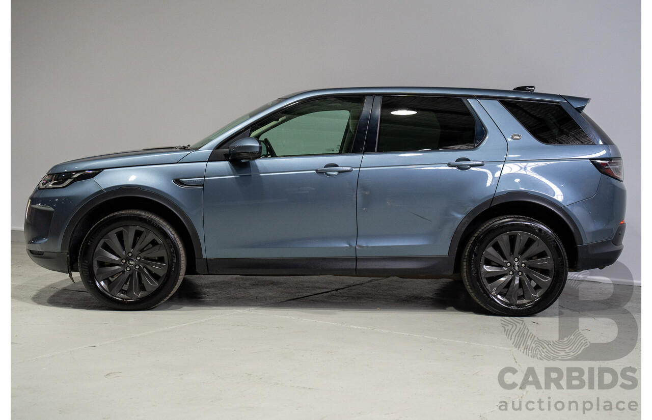 01/2020 Land Rover Discovery Sport P250 SE (AWD) L550 MY20 4d 7 SEAT Wagon Flores Blue Metallic Turbo 2.0L