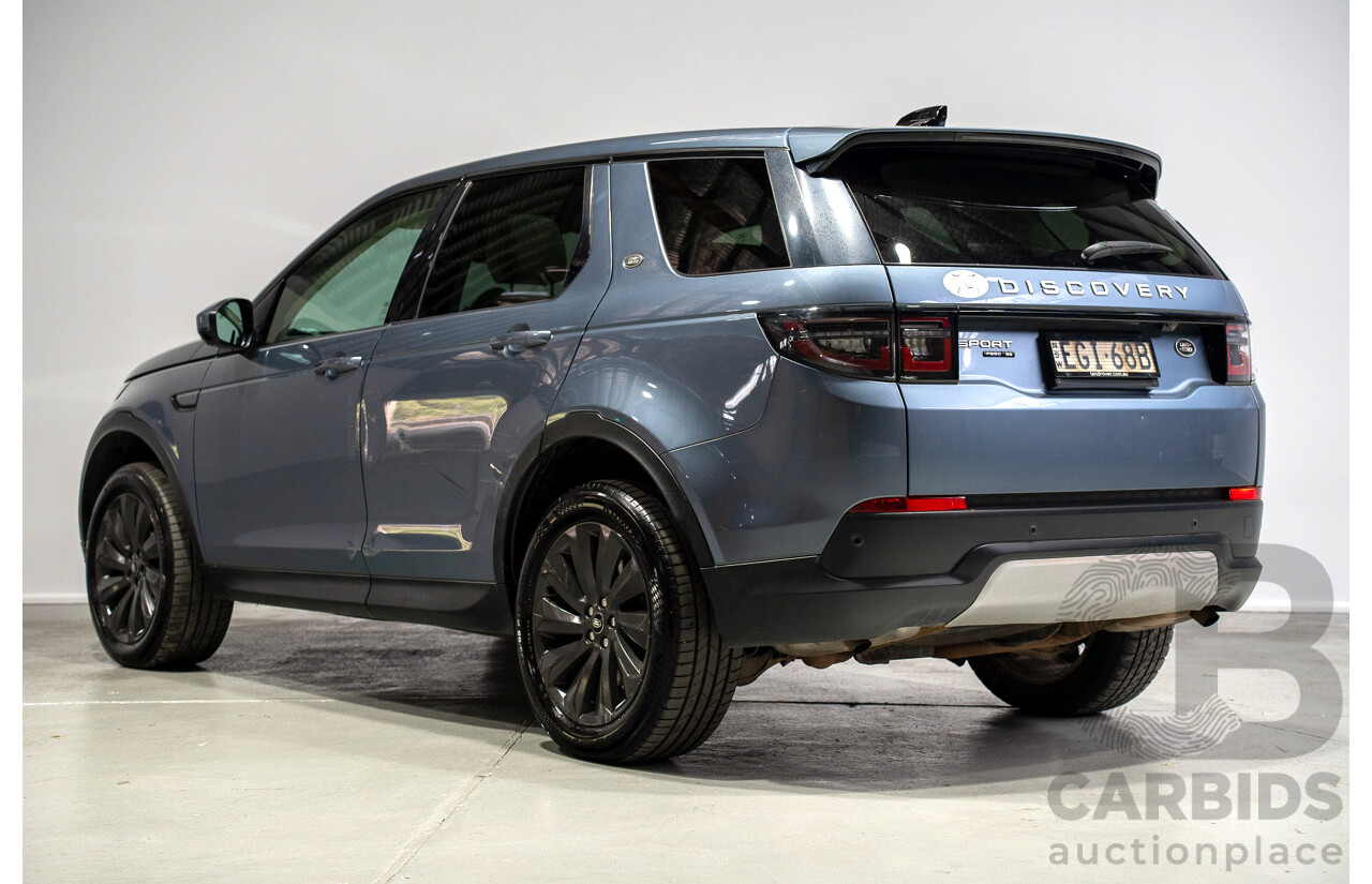 01/2020 Land Rover Discovery Sport P250 SE (AWD) L550 MY20 4d 7 SEAT Wagon Flores Blue Metallic Turbo 2.0L