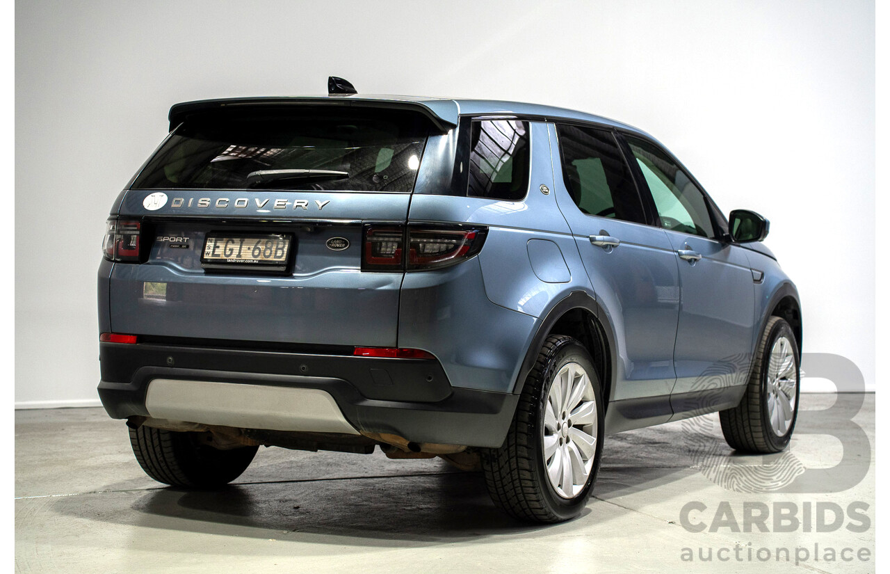 01/2020 Land Rover Discovery Sport P250 SE (AWD) L550 MY20 4d 7 SEAT Wagon Flores Blue Metallic Turbo 2.0L