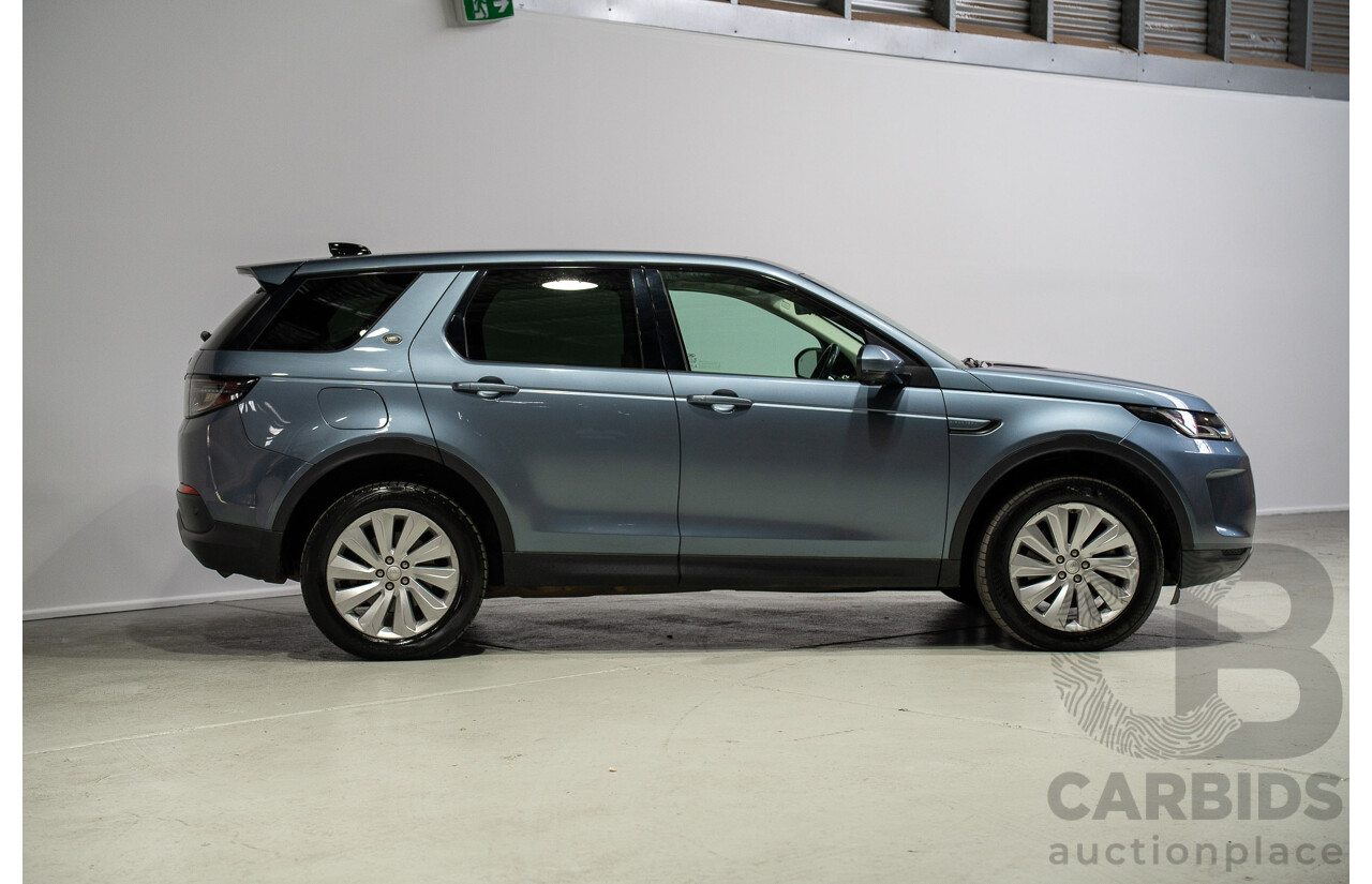 01/2020 Land Rover Discovery Sport P250 SE (AWD) L550 MY20 4d 7 SEAT Wagon Flores Blue Metallic Turbo 2.0L