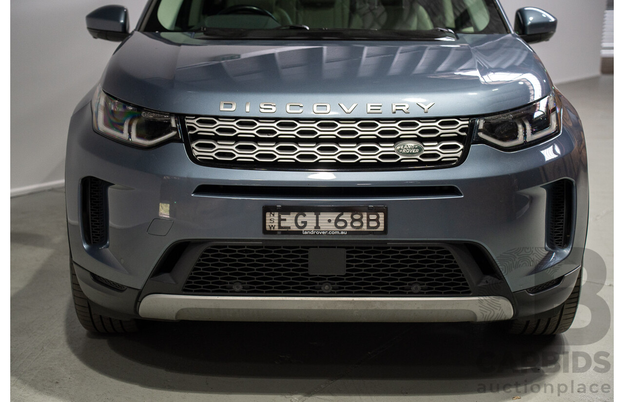 01/2020 Land Rover Discovery Sport P250 SE (AWD) L550 MY20 4d 7 SEAT Wagon Flores Blue Metallic Turbo 2.0L