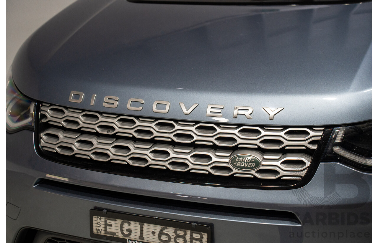 01/2020 Land Rover Discovery Sport P250 SE (AWD) L550 MY20 4d 7 SEAT Wagon Flores Blue Metallic Turbo 2.0L