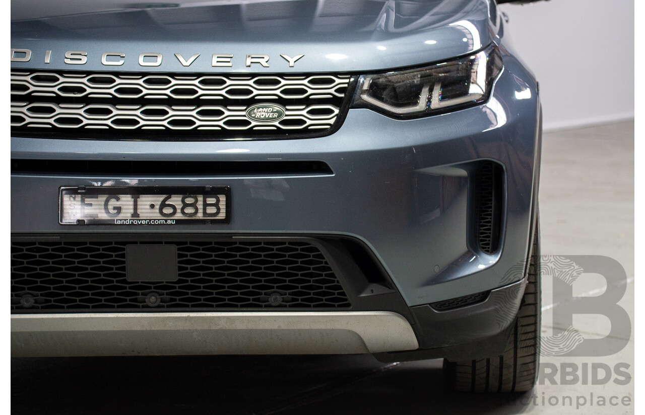 01/2020 Land Rover Discovery Sport P250 SE (AWD) L550 MY20 4d 7 SEAT Wagon Flores Blue Metallic Turbo 2.0L