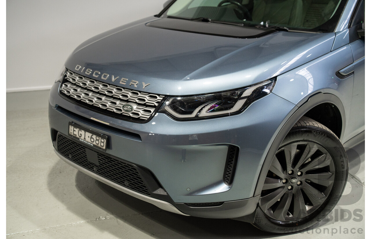 01/2020 Land Rover Discovery Sport P250 SE (AWD) L550 MY20 4d 7 SEAT Wagon Flores Blue Metallic Turbo 2.0L