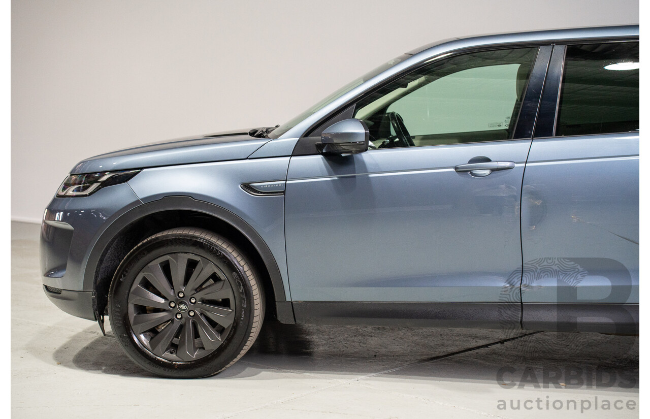 01/2020 Land Rover Discovery Sport P250 SE (AWD) L550 MY20 4d 7 SEAT Wagon Flores Blue Metallic Turbo 2.0L