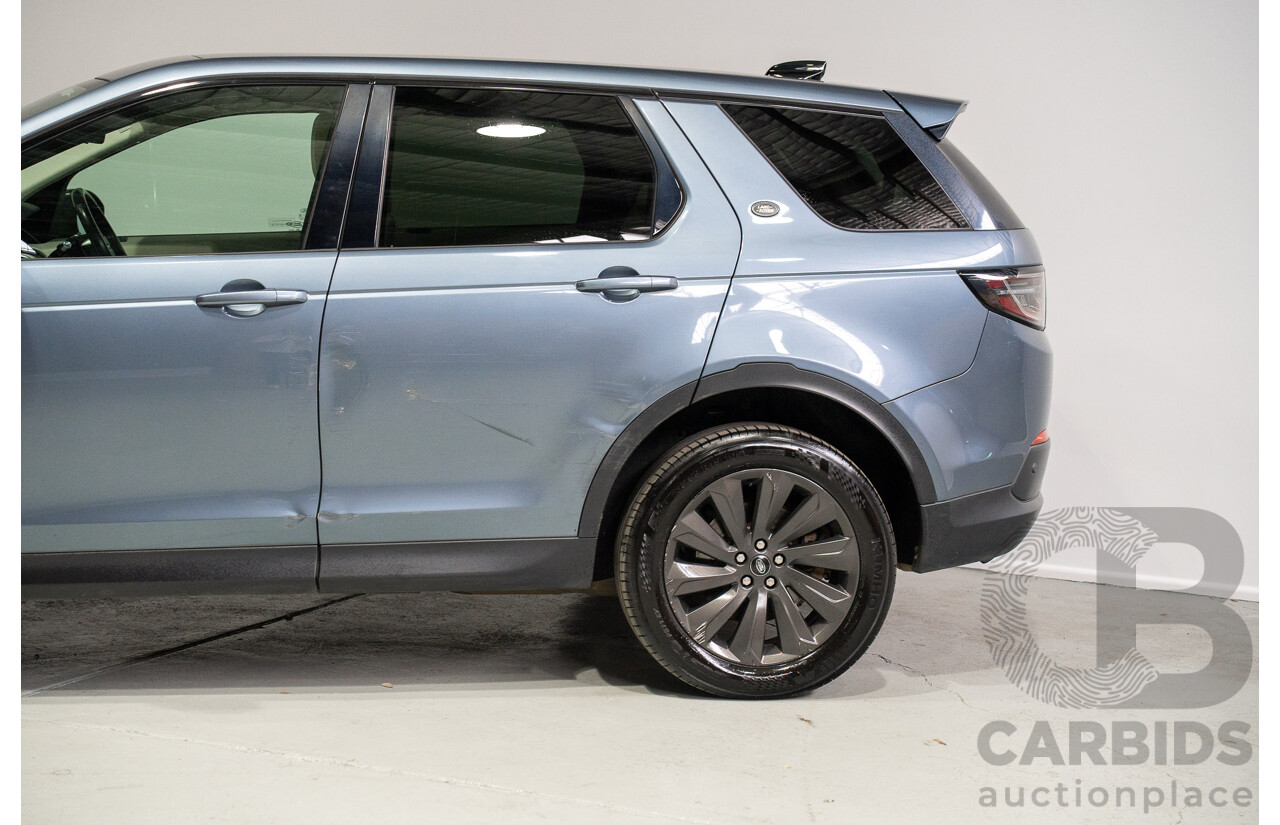 01/2020 Land Rover Discovery Sport P250 SE (AWD) L550 MY20 4d 7 SEAT Wagon Flores Blue Metallic Turbo 2.0L