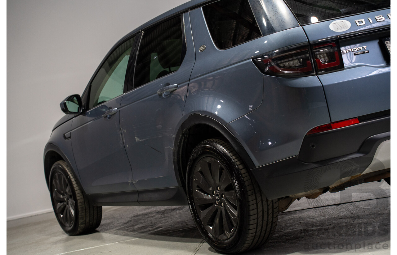 01/2020 Land Rover Discovery Sport P250 SE (AWD) L550 MY20 4d 7 SEAT Wagon Flores Blue Metallic Turbo 2.0L