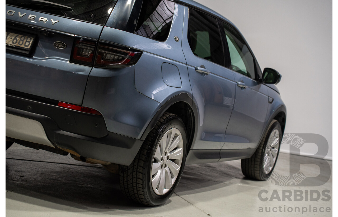 01/2020 Land Rover Discovery Sport P250 SE (AWD) L550 MY20 4d 7 SEAT Wagon Flores Blue Metallic Turbo 2.0L