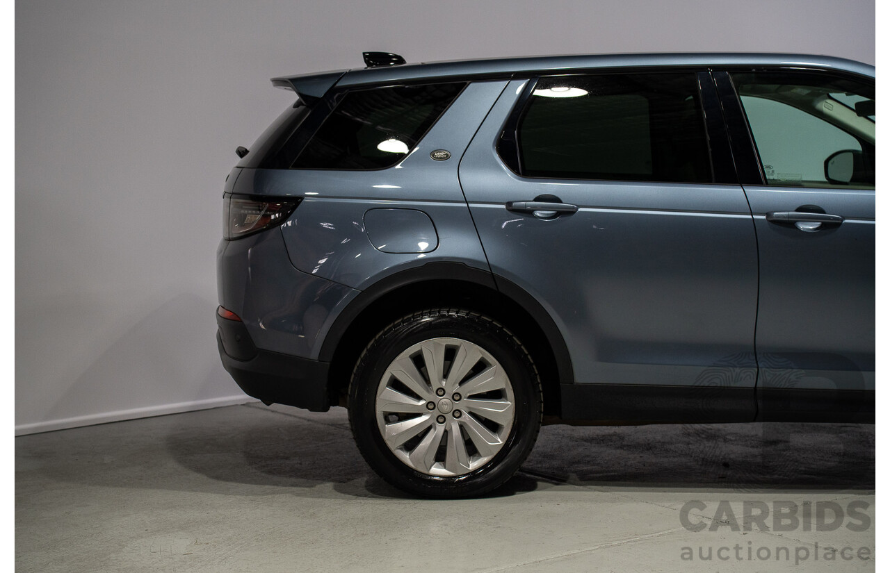 01/2020 Land Rover Discovery Sport P250 SE (AWD) L550 MY20 4d 7 SEAT Wagon Flores Blue Metallic Turbo 2.0L