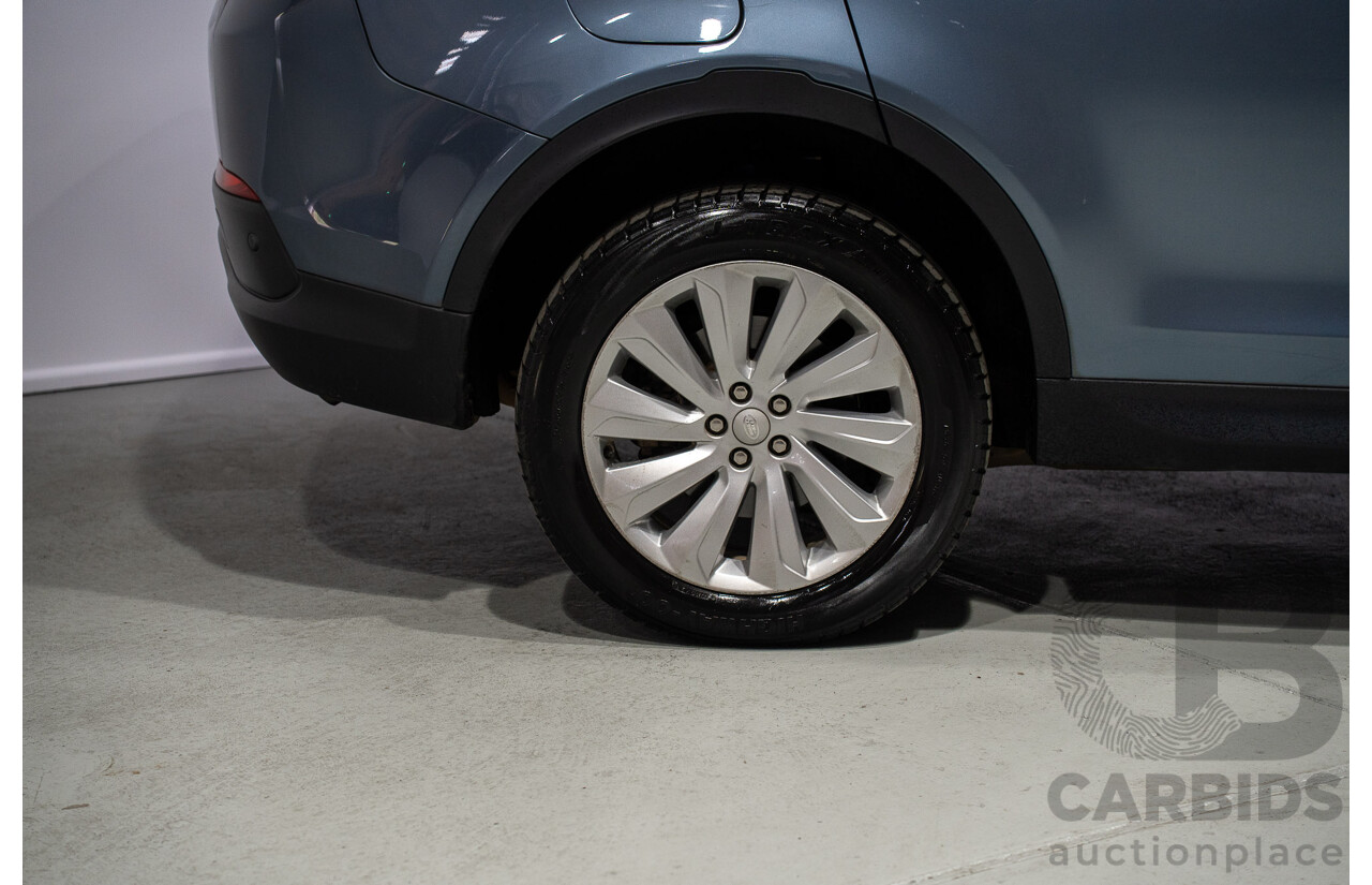 01/2020 Land Rover Discovery Sport P250 SE (AWD) L550 MY20 4d 7 SEAT Wagon Flores Blue Metallic Turbo 2.0L
