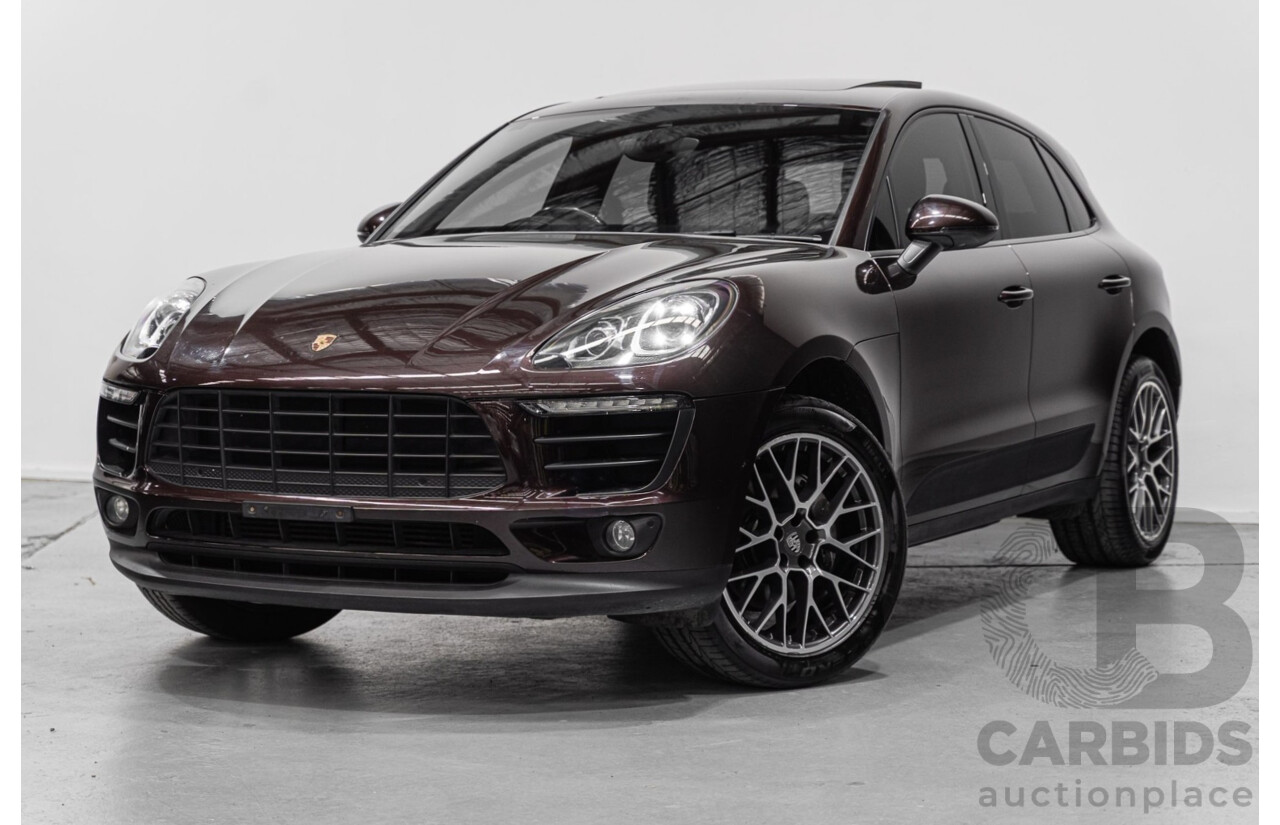 8/2018 Porsche Macan (AWD) 95B MY18 4d Wagon Mahogany Metallic Turbo 2.0L