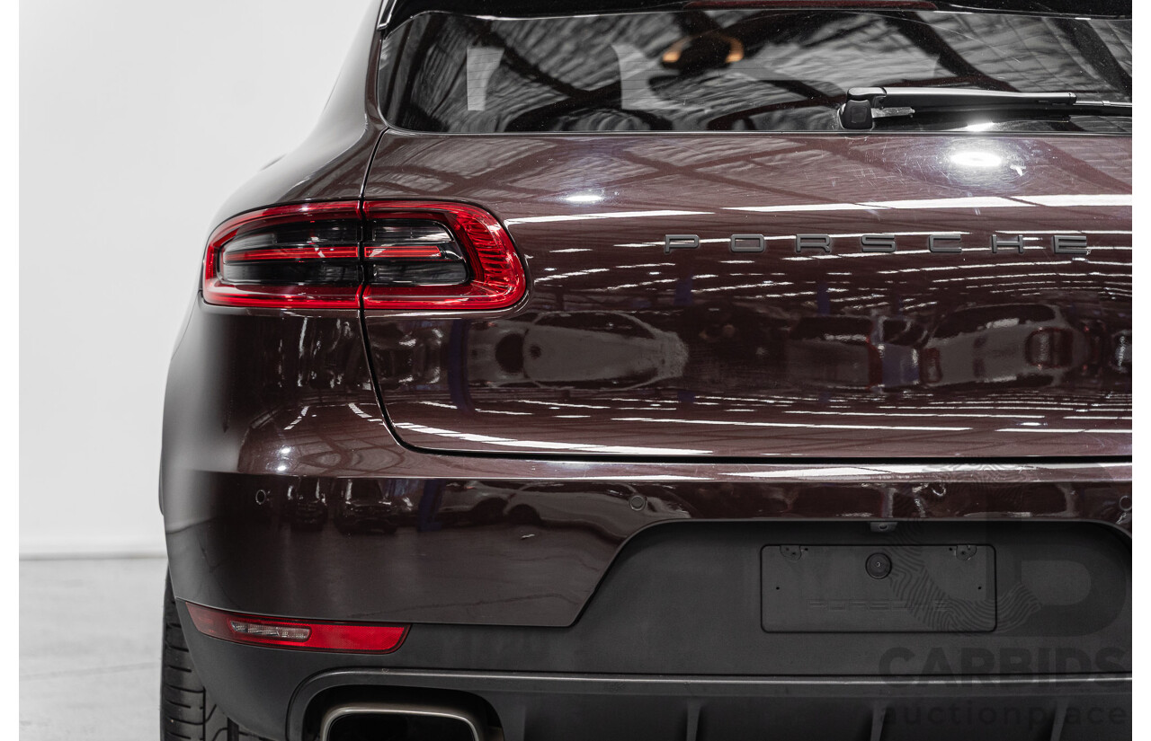 8/2018 Porsche Macan (AWD) 95B MY18 4d Wagon Mahogany Metallic Turbo 2.0L