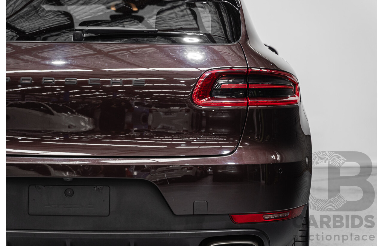 8/2018 Porsche Macan (AWD) 95B MY18 4d Wagon Mahogany Metallic Turbo 2.0L