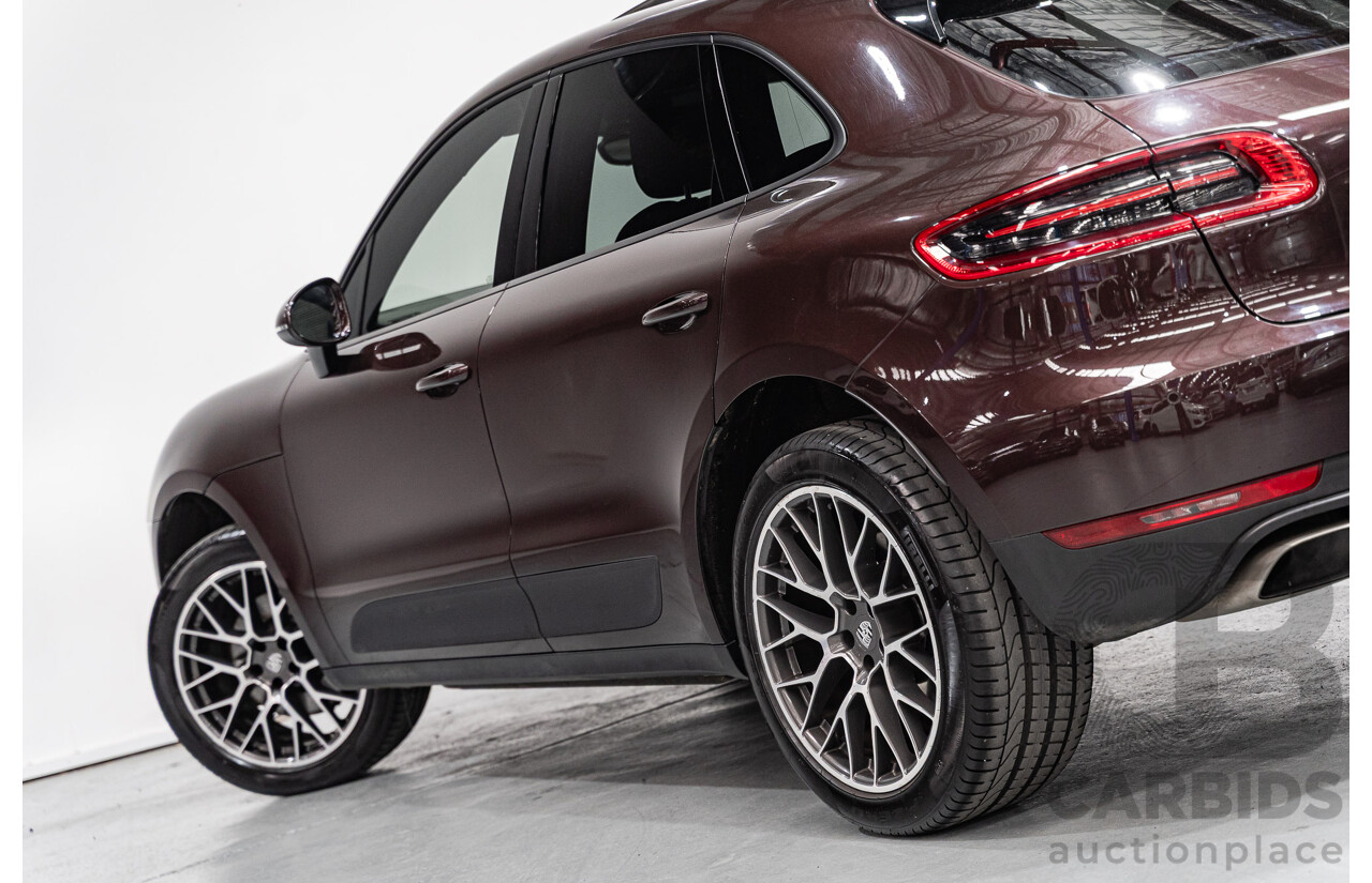 8/2018 Porsche Macan (AWD) 95B MY18 4d Wagon Mahogany Metallic Turbo 2.0L