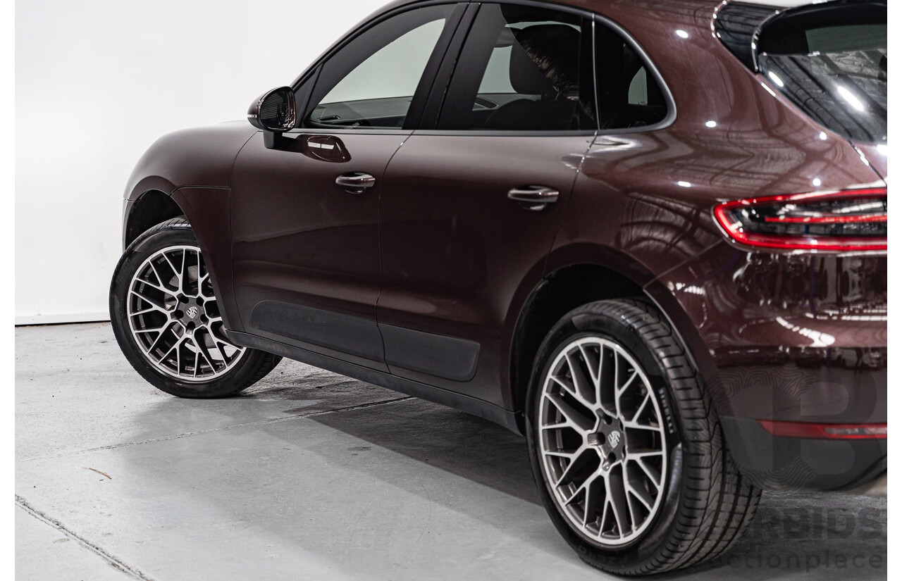 8/2018 Porsche Macan (AWD) 95B MY18 4d Wagon Mahogany Metallic Turbo 2.0L