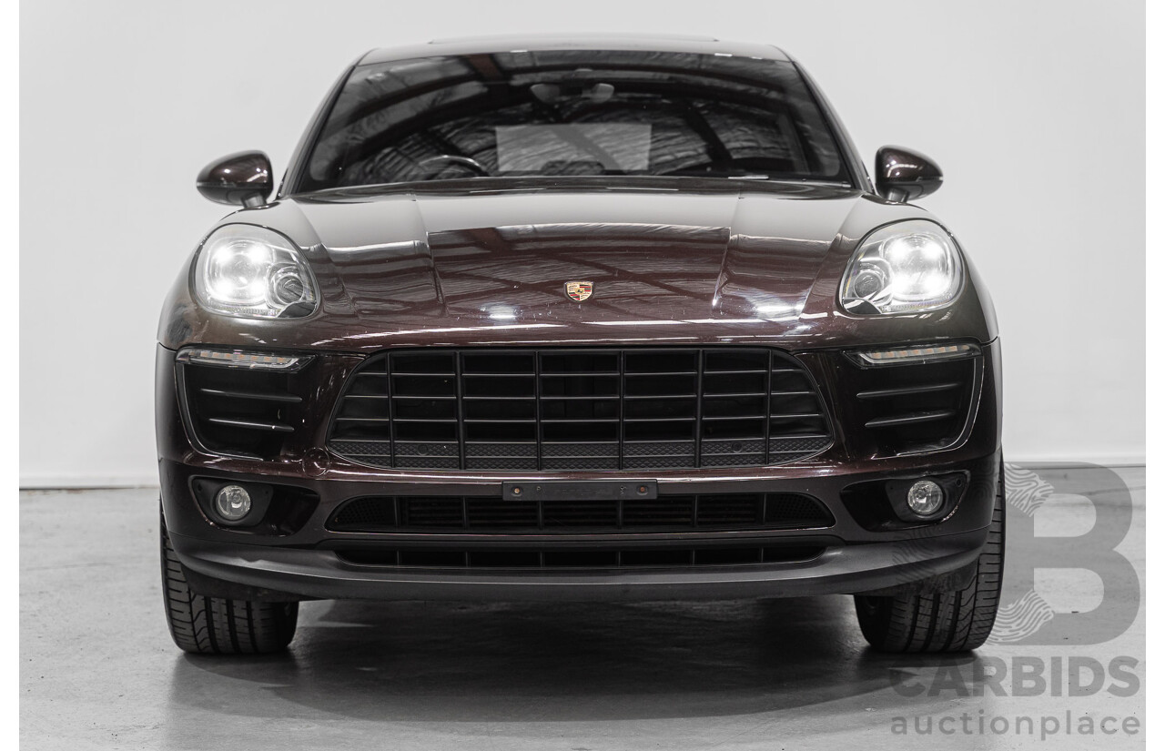 8/2018 Porsche Macan (AWD) 95B MY18 4d Wagon Mahogany Metallic Turbo 2.0L