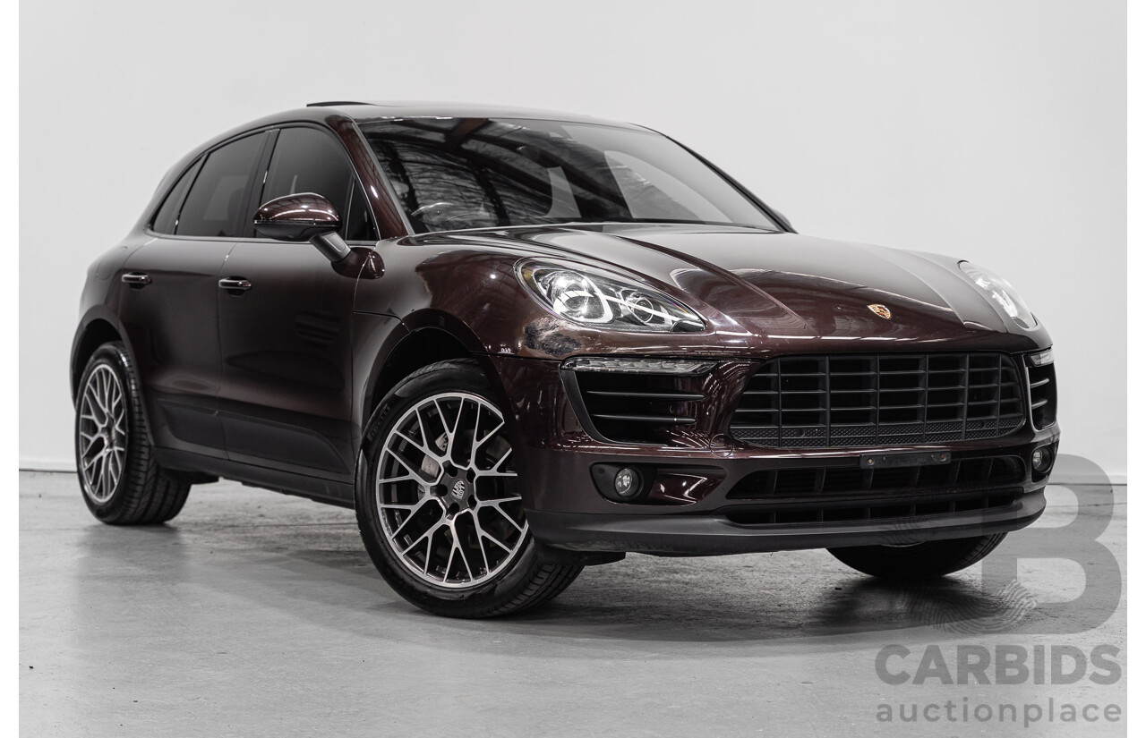 8/2018 Porsche Macan (AWD) 95B MY18 4d Wagon Mahogany Metallic Turbo 2.0L