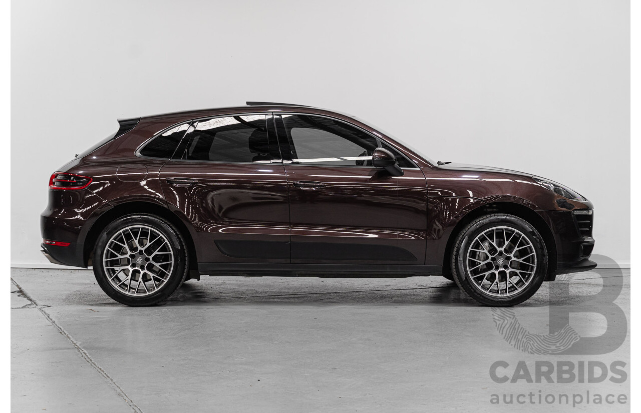 8/2018 Porsche Macan (AWD) 95B MY18 4d Wagon Mahogany Metallic Turbo 2.0L