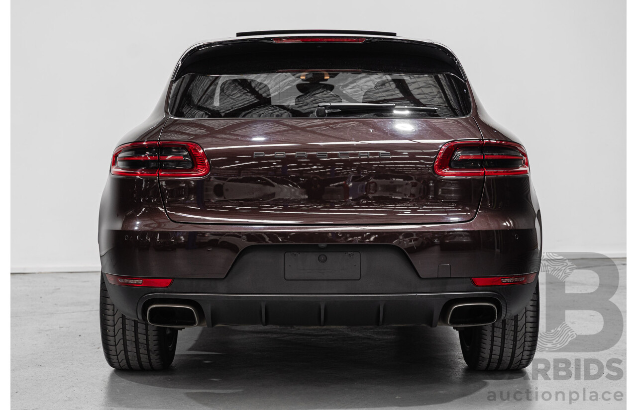 8/2018 Porsche Macan (AWD) 95B MY18 4d Wagon Mahogany Metallic Turbo 2.0L