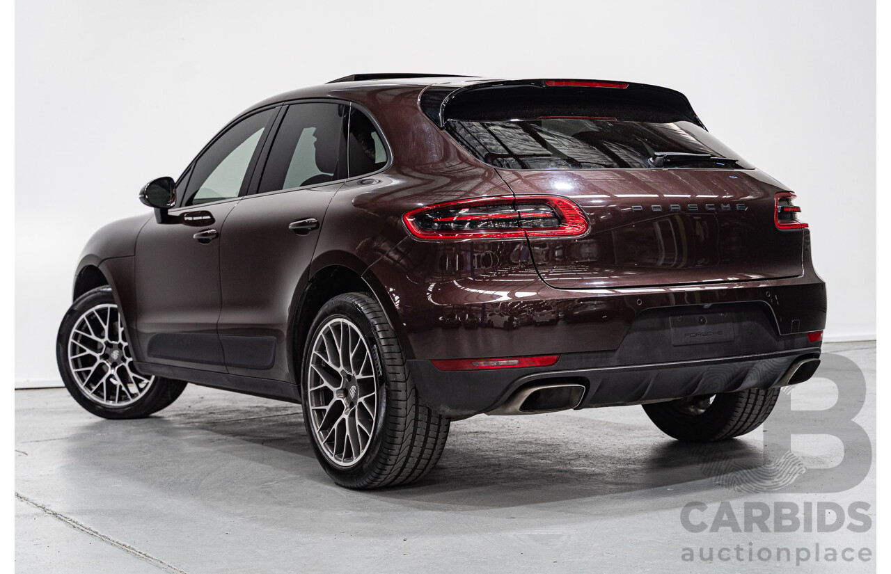 8/2018 Porsche Macan (AWD) 95B MY18 4d Wagon Mahogany Metallic Turbo 2.0L