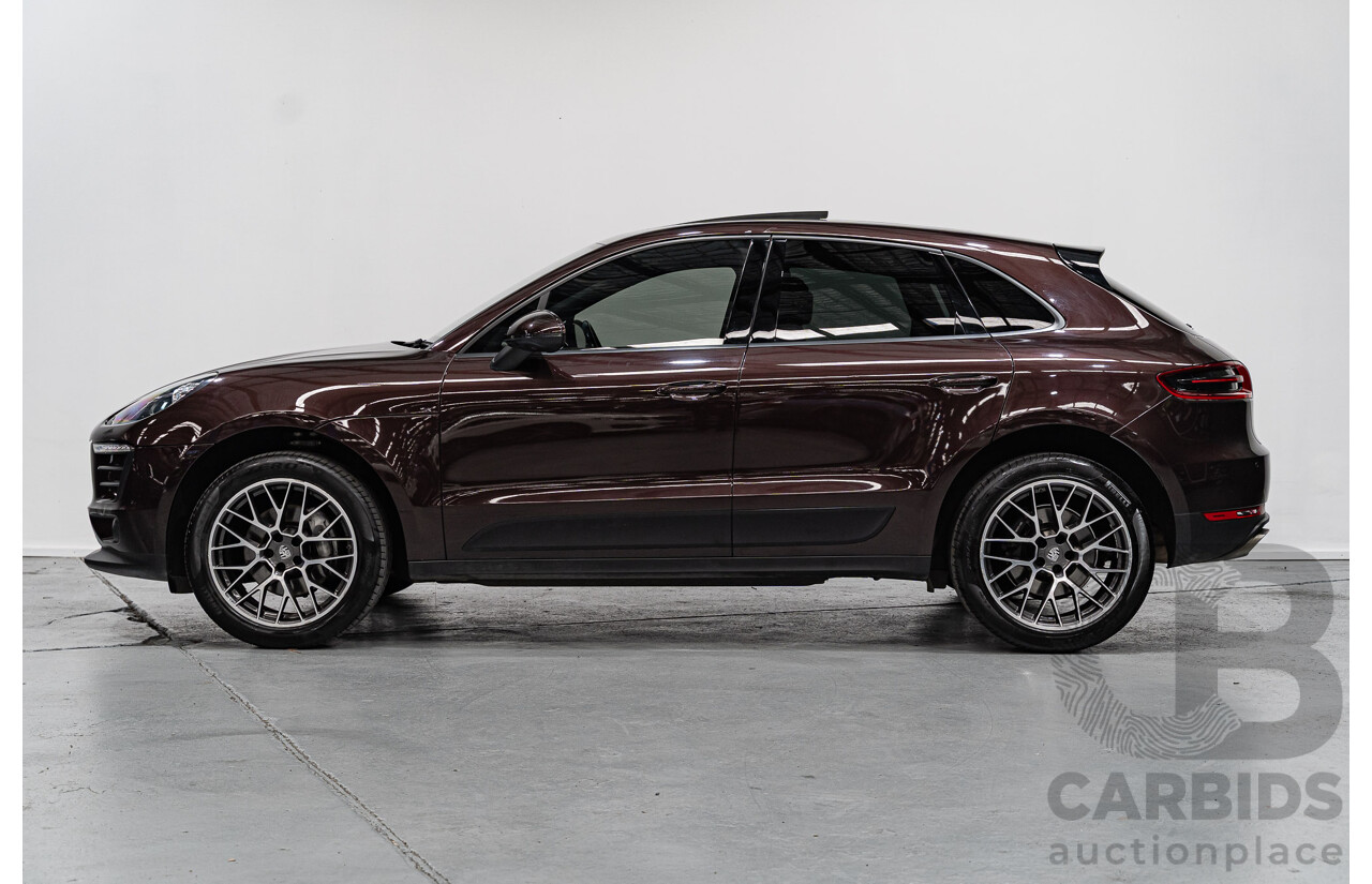 8/2018 Porsche Macan (AWD) 95B MY18 4d Wagon Mahogany Metallic Turbo 2.0L