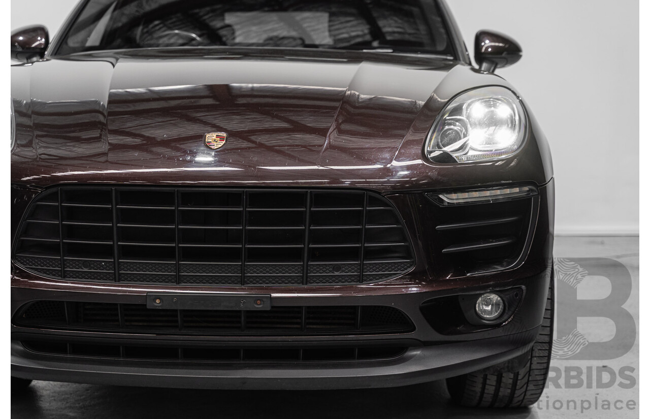 8/2018 Porsche Macan (AWD) 95B MY18 4d Wagon Mahogany Metallic Turbo 2.0L