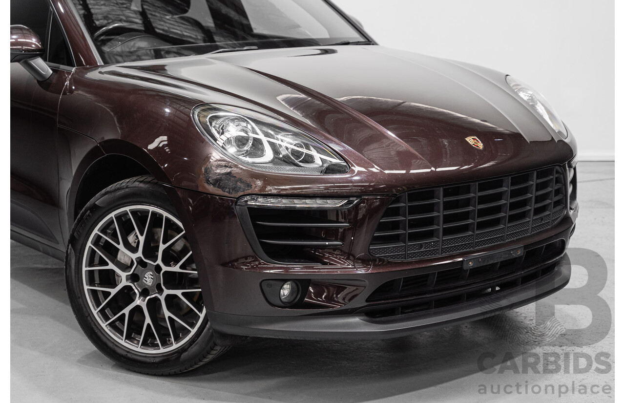 8/2018 Porsche Macan (AWD) 95B MY18 4d Wagon Mahogany Metallic Turbo 2.0L