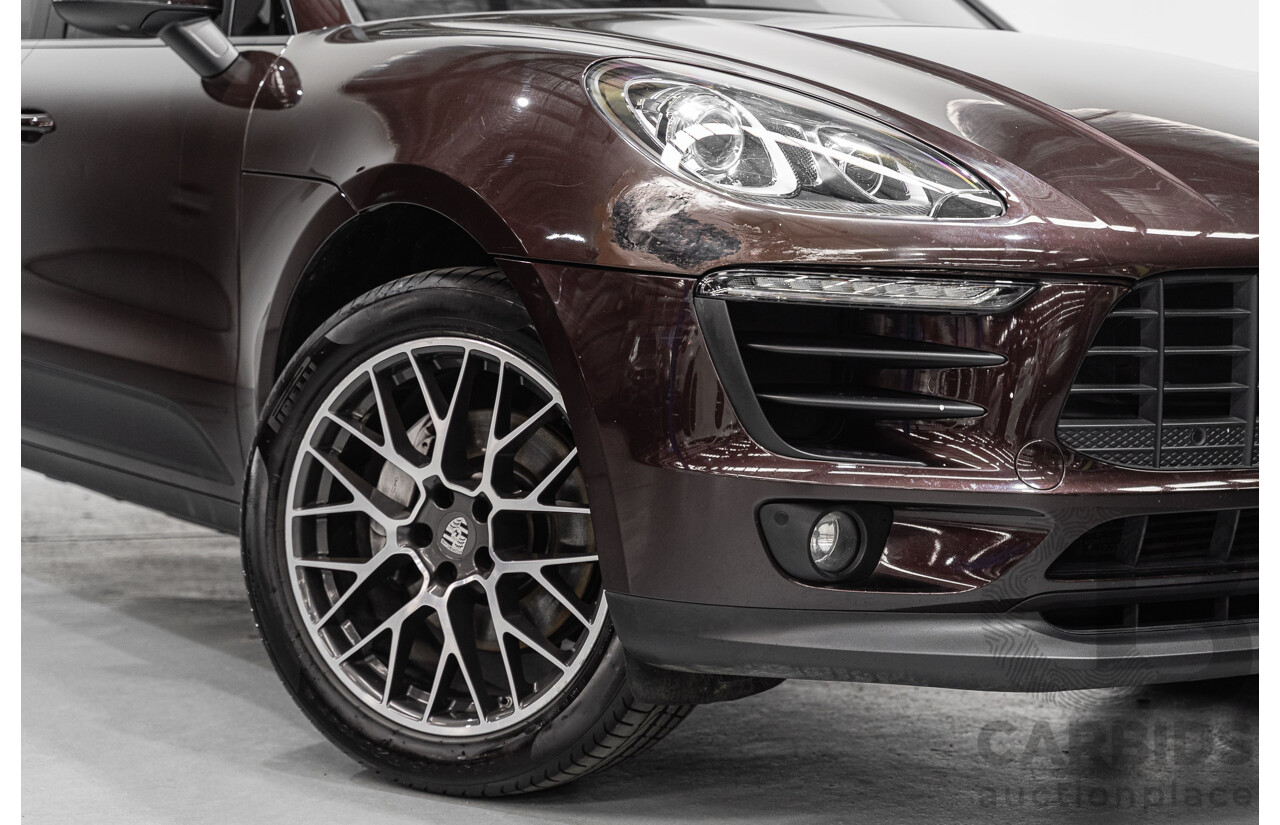 8/2018 Porsche Macan (AWD) 95B MY18 4d Wagon Mahogany Metallic Turbo 2.0L