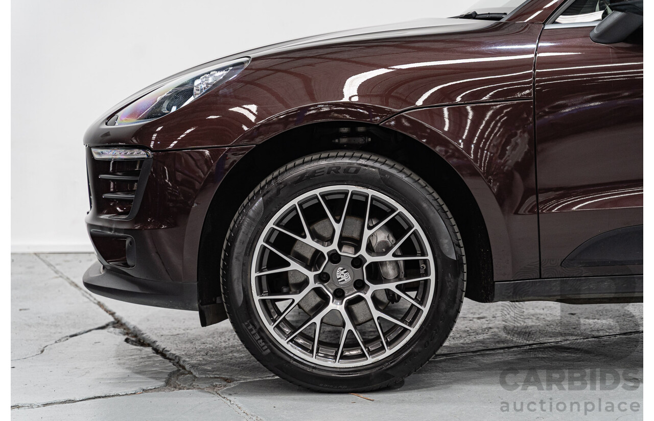 8/2018 Porsche Macan (AWD) 95B MY18 4d Wagon Mahogany Metallic Turbo 2.0L