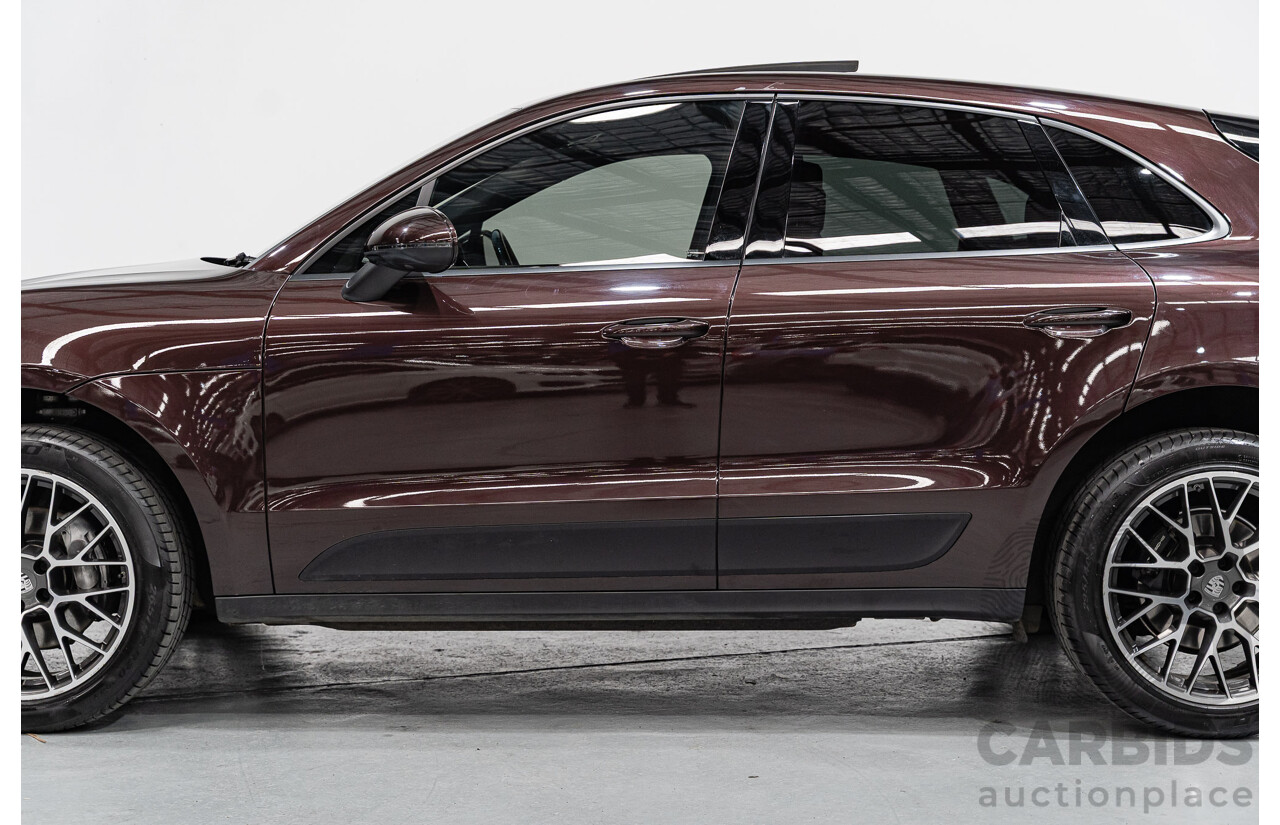 8/2018 Porsche Macan (AWD) 95B MY18 4d Wagon Mahogany Metallic Turbo 2.0L