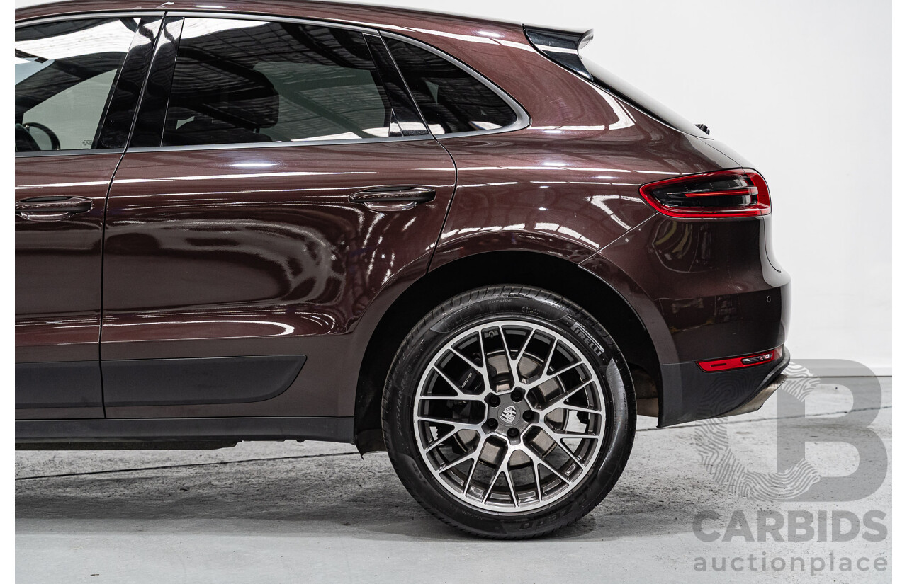 8/2018 Porsche Macan (AWD) 95B MY18 4d Wagon Mahogany Metallic Turbo 2.0L