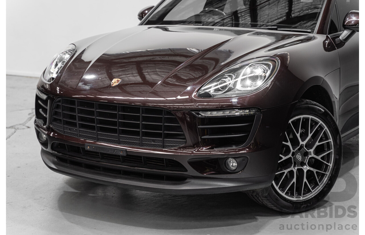 8/2018 Porsche Macan (AWD) 95B MY18 4d Wagon Mahogany Metallic Turbo 2.0L