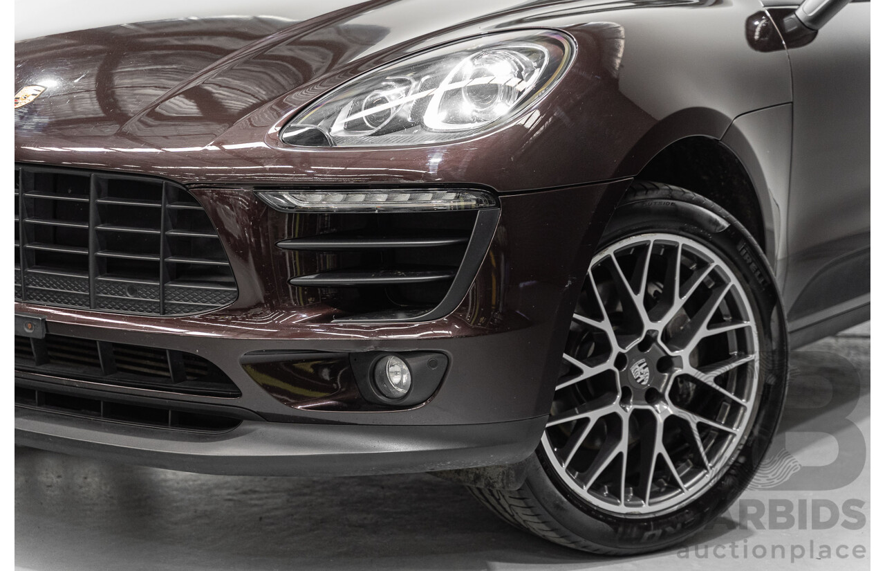 8/2018 Porsche Macan (AWD) 95B MY18 4d Wagon Mahogany Metallic Turbo 2.0L
