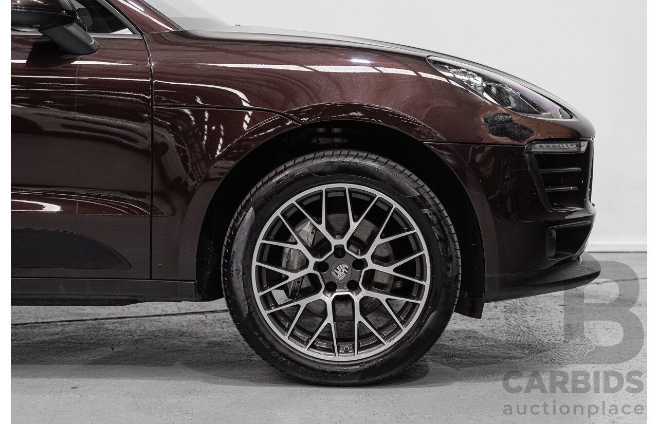 8/2018 Porsche Macan (AWD) 95B MY18 4d Wagon Mahogany Metallic Turbo 2.0L