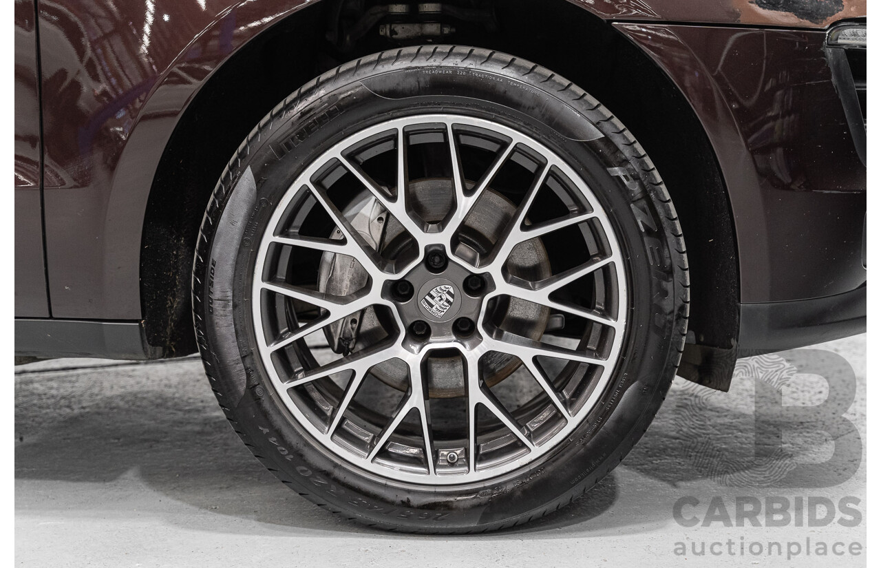 8/2018 Porsche Macan (AWD) 95B MY18 4d Wagon Mahogany Metallic Turbo 2.0L