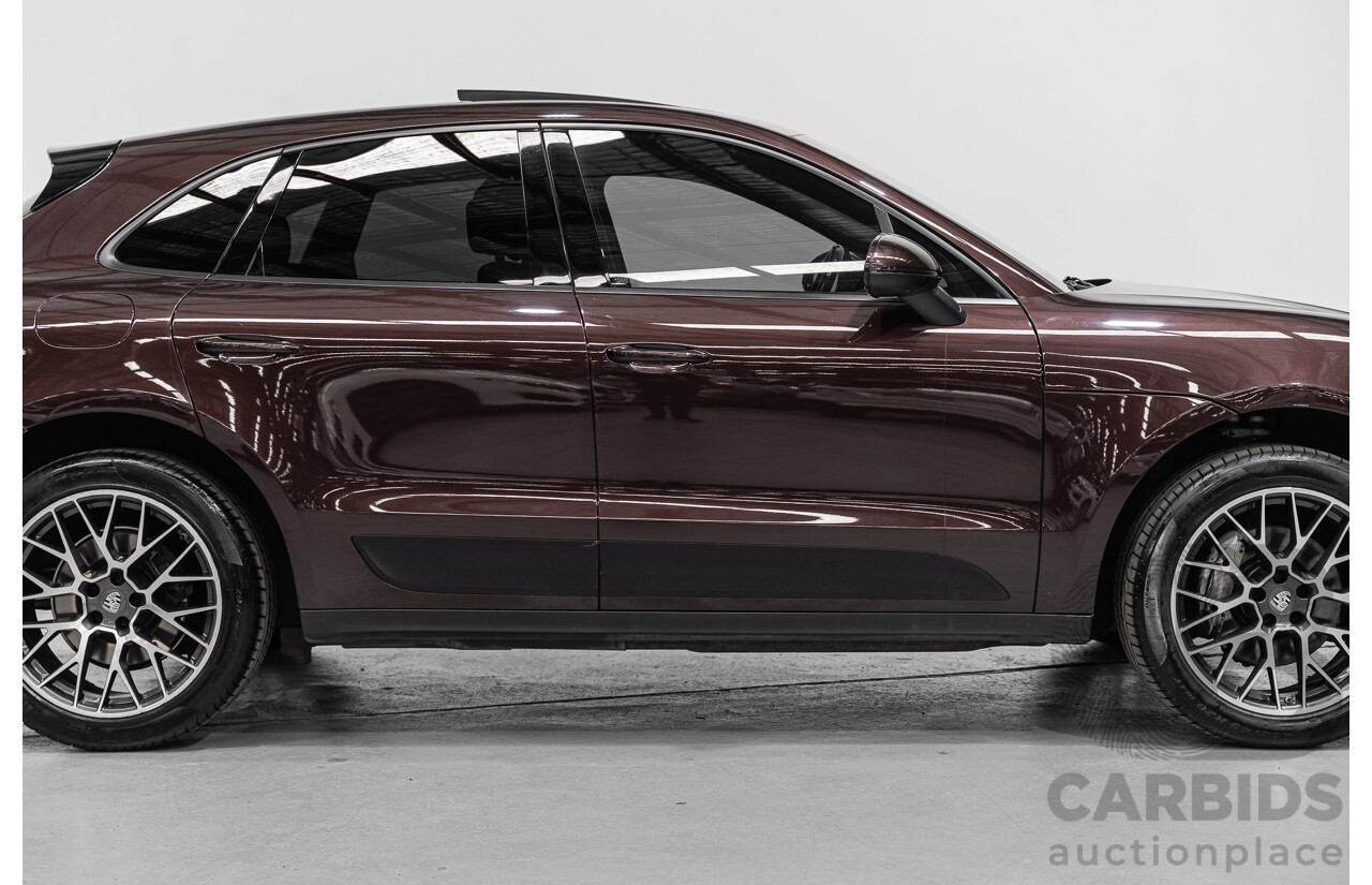 8/2018 Porsche Macan (AWD) 95B MY18 4d Wagon Mahogany Metallic Turbo 2.0L