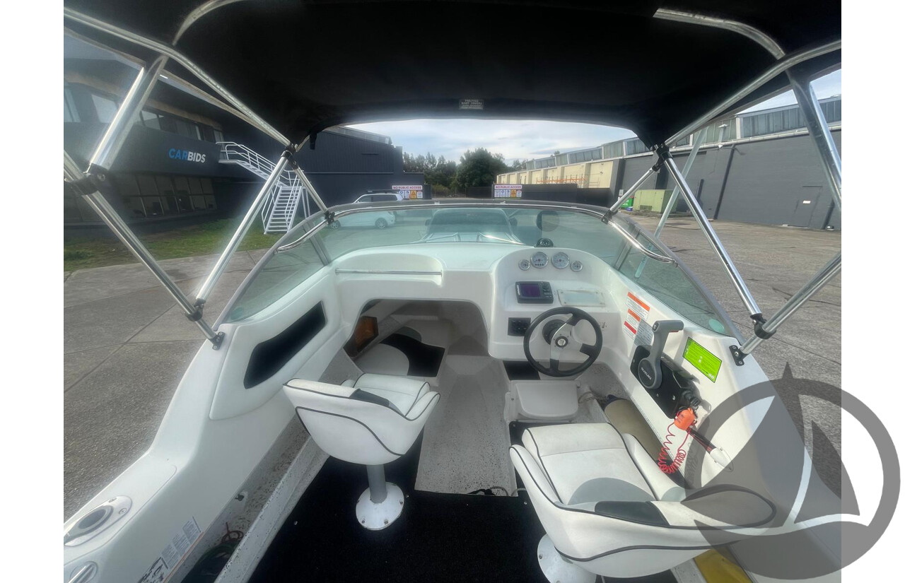 NO RESERVE PRE-LOVED - 2008 Seafarer 5.0 V-Sea, 90hp Suzuki 4 Stroke