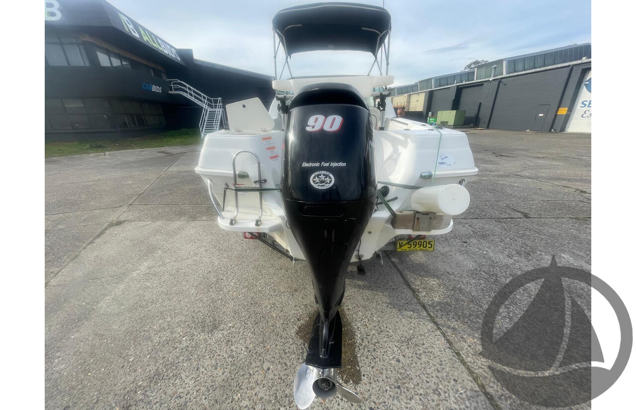 NO RESERVE PRE-LOVED - 2008 Seafarer 5.0 V-Sea, 90hp Suzuki 4 Stroke