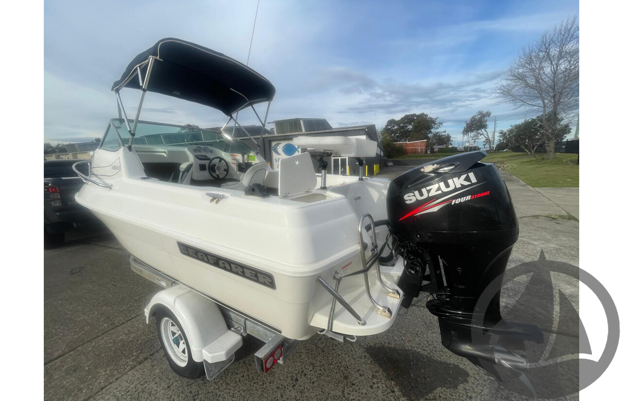 NO RESERVE PRE-LOVED - 2008 Seafarer 5.0 V-Sea, 90hp Suzuki 4 Stroke