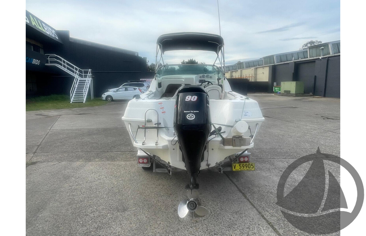 NO RESERVE PRE-LOVED - 2008 Seafarer 5.0 V-Sea, 90hp Suzuki 4 Stroke