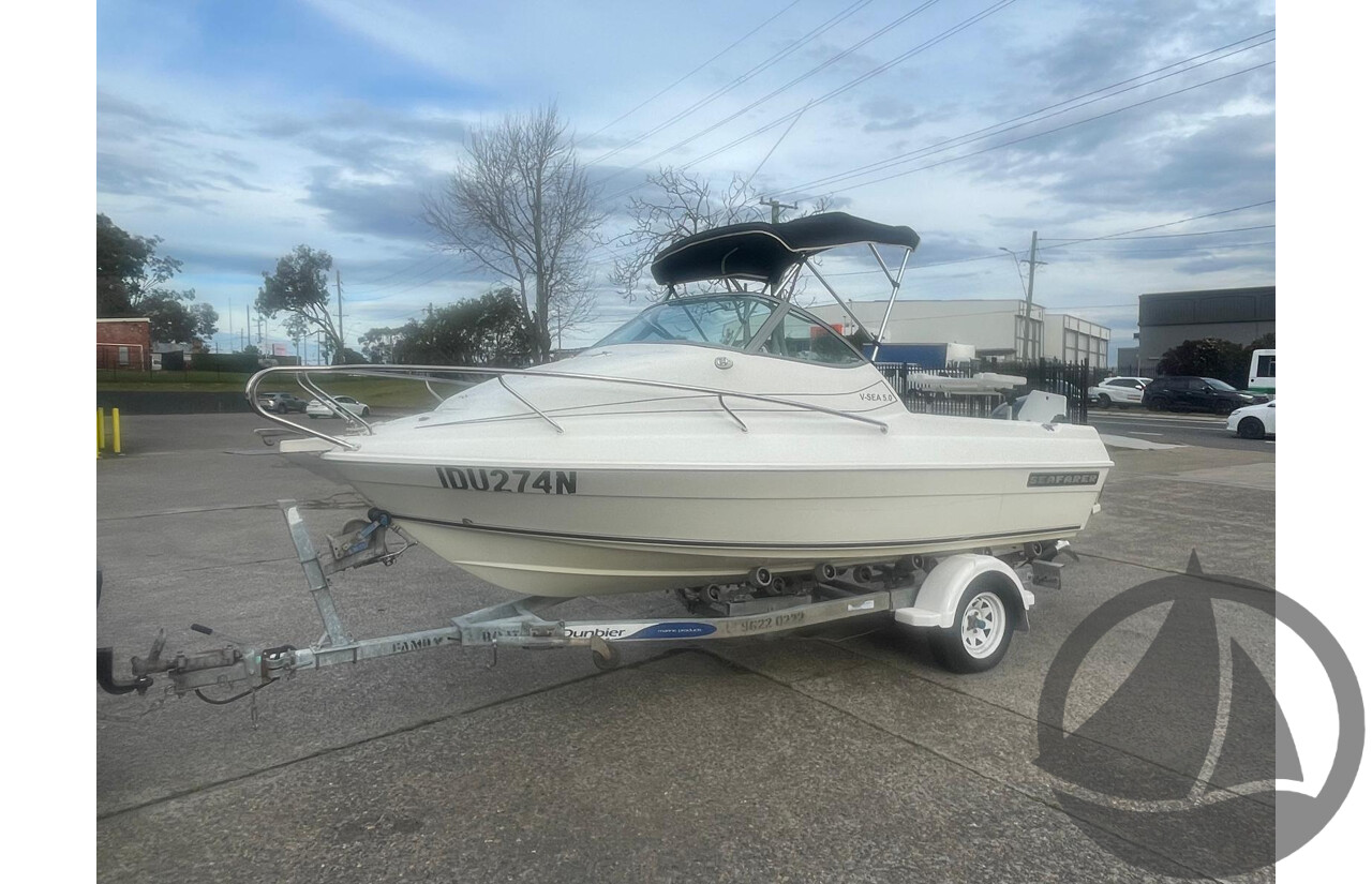 NO RESERVE PRE-LOVED - 2008 Seafarer 5.0 V-Sea, 90hp Suzuki 4 Stroke