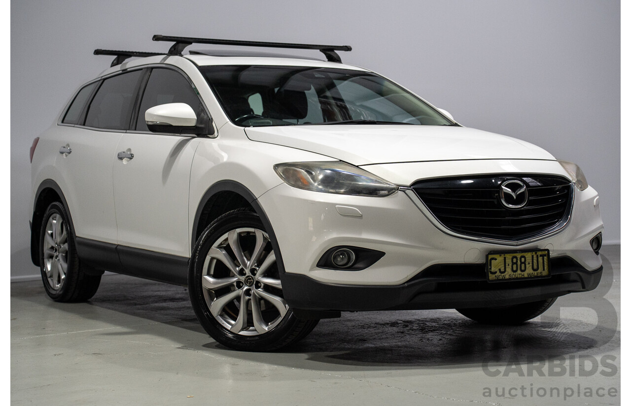 03/2013 Mazda CX-9 Grand Touring 4x4 MY13 4d Wagon White 3.7L
