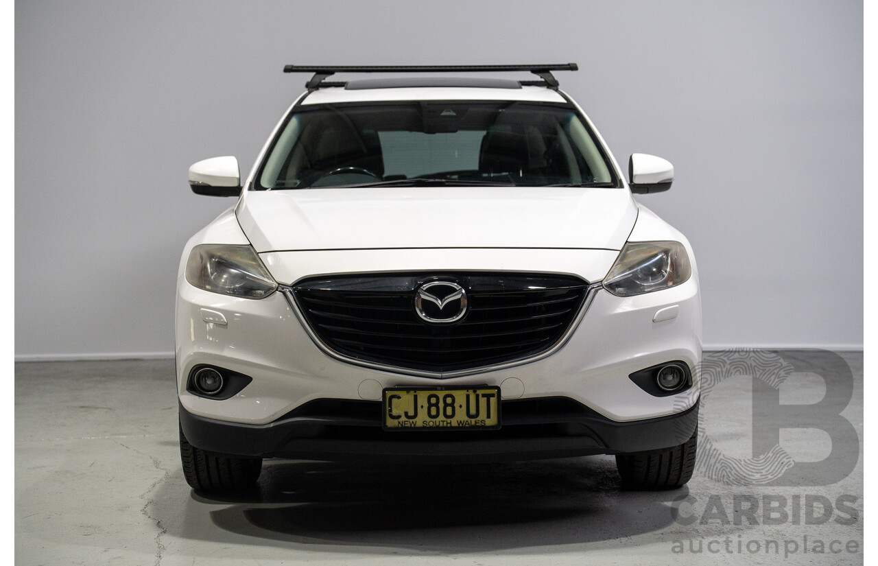 03/2013 Mazda CX-9 Grand Touring 4x4 MY13 4d Wagon White 3.7L