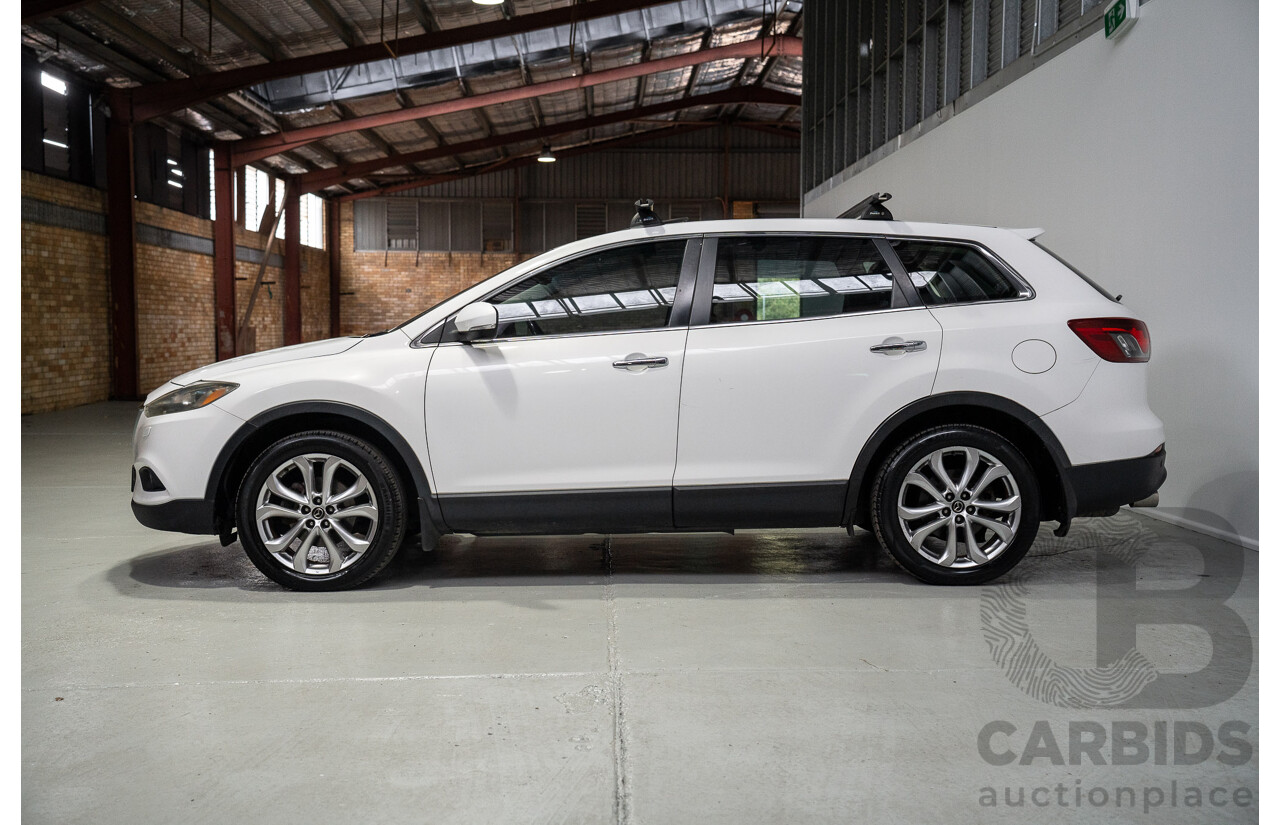 03/2013 Mazda CX-9 Grand Touring 4x4 MY13 4d Wagon White 3.7L