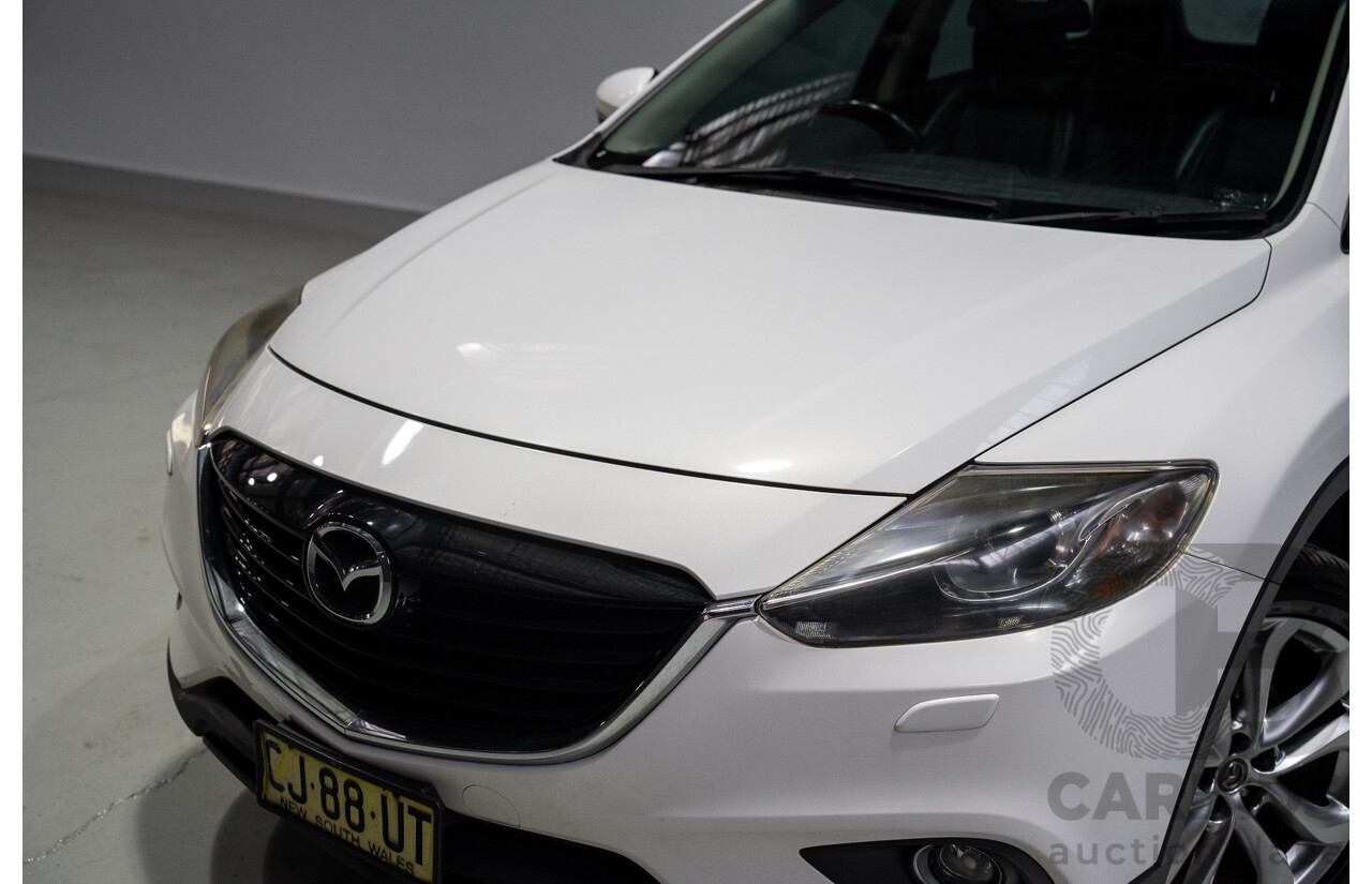 03/2013 Mazda CX-9 Grand Touring 4x4 MY13 4d Wagon White 3.7L