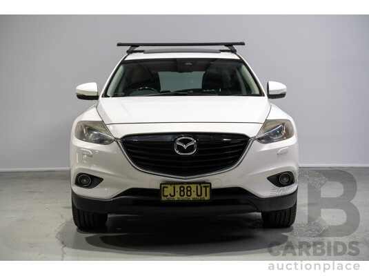 03/2013 Mazda CX-9 Grand Touring 4x4 MY13 4d Wagon White 3.7L