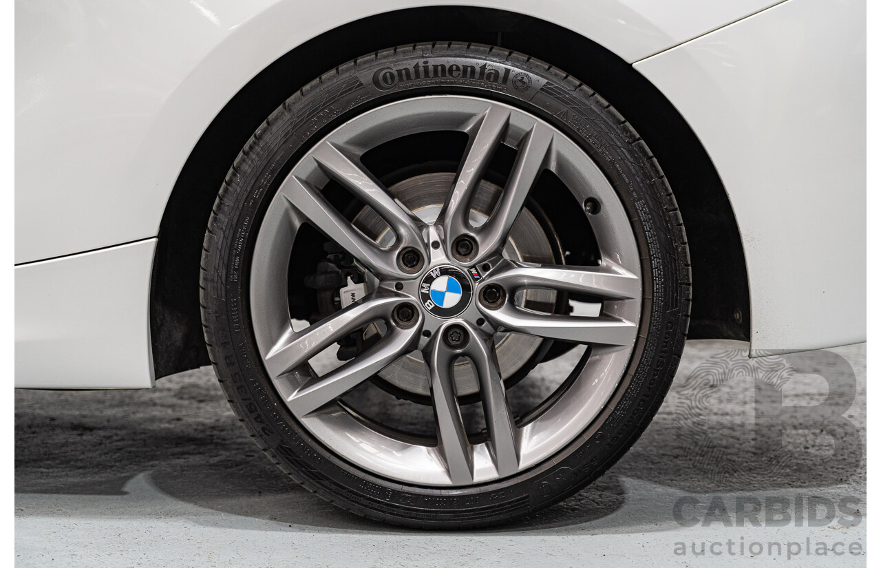 7/2016 BMW 220d M Sport F22 MY16 2d Coupe Mineral White Metallic Turbo 2.0L