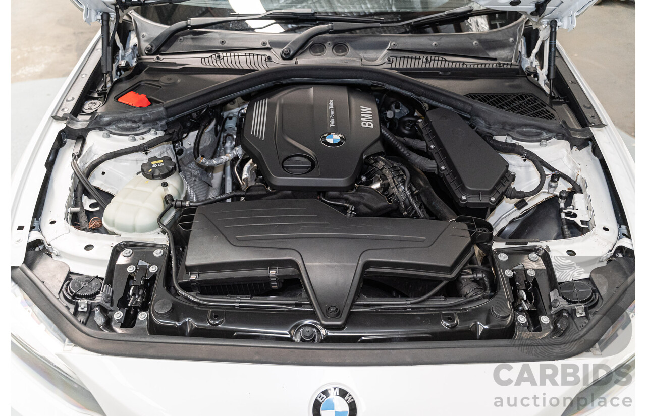 7/2016 BMW 220d M Sport F22 MY16 2d Coupe Mineral White Metallic Turbo 2.0L